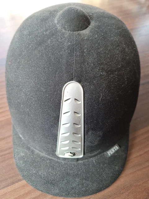 Reitkappe Reithelm schwarz Samtbezug Penta Gr. 55 Balance Pro