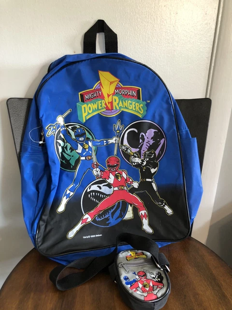 VINTAGE 1993 SABAN Mighty Morphin Power Rangers Backpack 90’s 1990’s £ ...