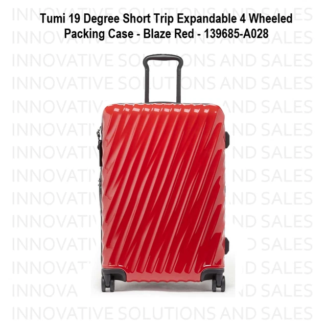 Tumi 19 Degree Short Trip Expandable 4 Wheel Packing Case Blaze Red, 139685-A028