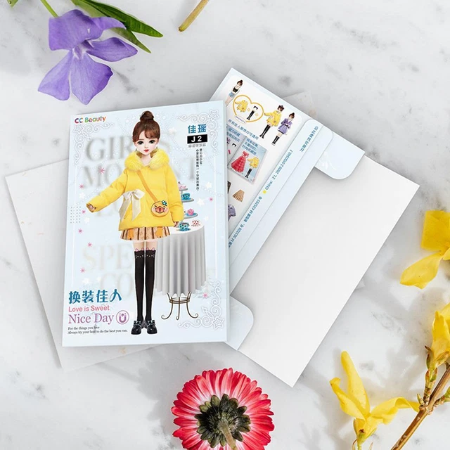 Magnetic Paper Dolls Dress Up for Girls  Pretend Play Travel Playset Toy