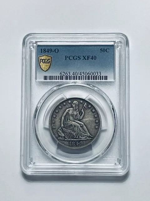 1849-O Seated Liberty Half Dollar PCGS XF40