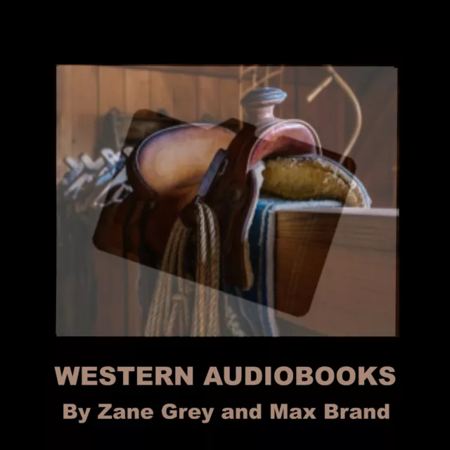 Western & Cowboy Audiobooks By Zane Grey And Max Brand On A Usb Flash Drive!