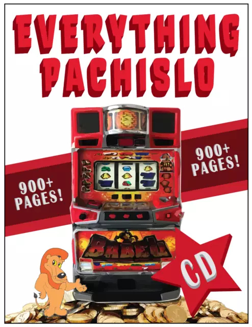 Pachislo Slot Machine Manual 900+ Pages EVERYTHING PACHISLO on CD