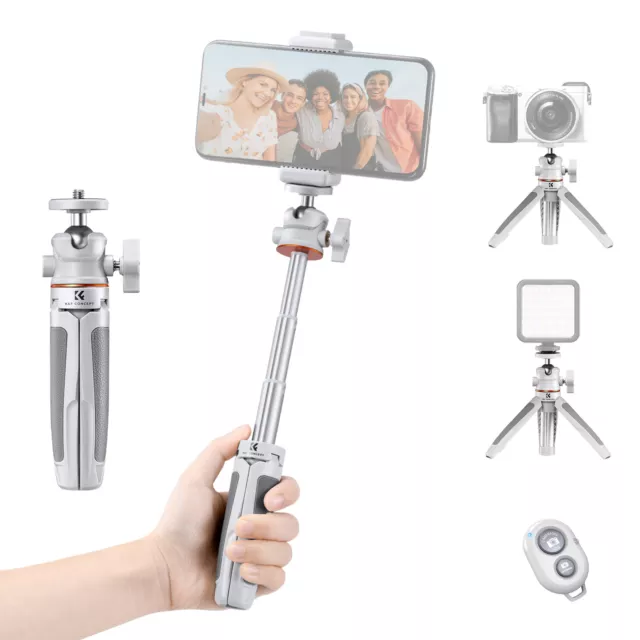 K&amp;F CONCEPT Trépied portable extensible pour perche à selfie en alliage A0W9