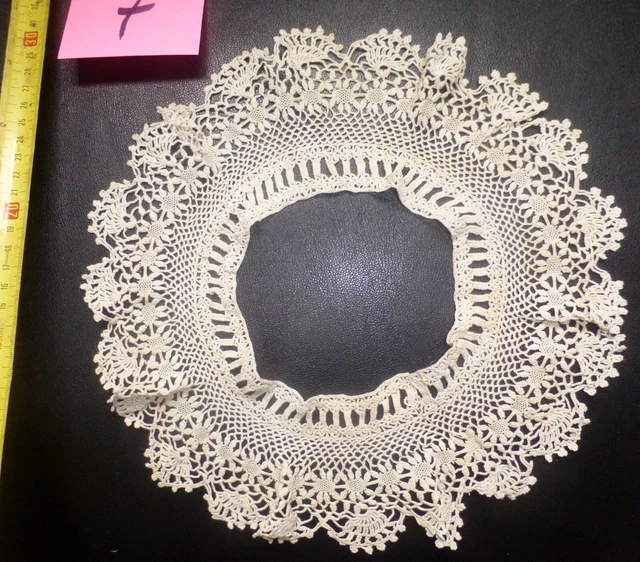 Dentelle broderie anglaise blanche avec passe ruban 6,5 cm largeur - Un