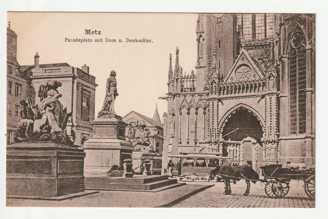 METZ - Moselle - CPA 57 - The Cathedral - View 5 - Tram