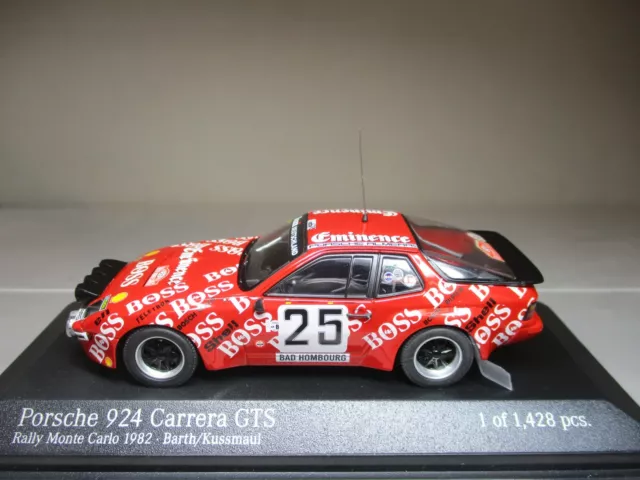 Minichamps 1/43 Porsche 924 Carrera GTS #24 Montecarlo 1982 Barth/Kussmaul Ltd