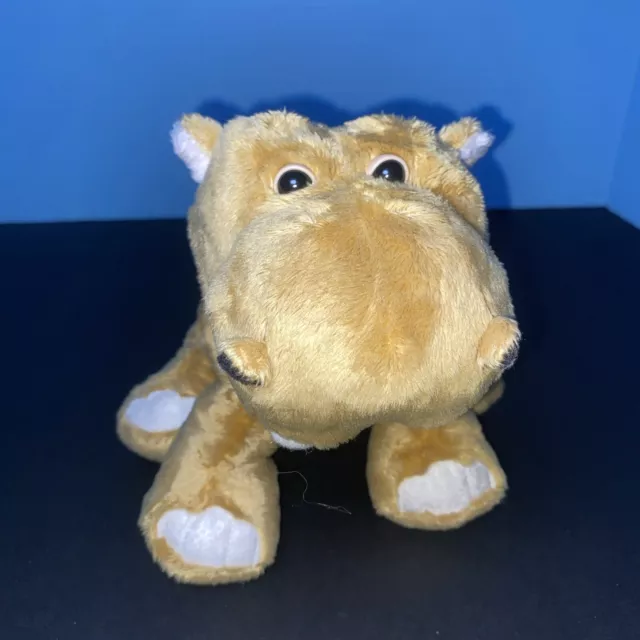 GANZ WEBKINZ MUD Hippo Plush HM384 Hippopotamus Brown Stuffed