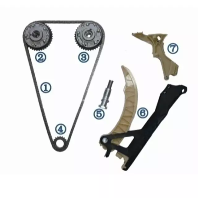 Kit de Distribution Chaine pour BMW 1 E87 3 E46 E90-E92 5 E60 X1 E84 X3 E83 Z4