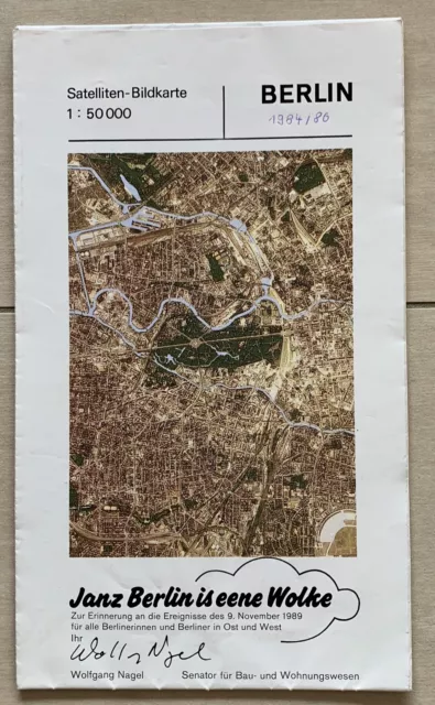 Satelliten-Bildkarte Berlin, 1:50000