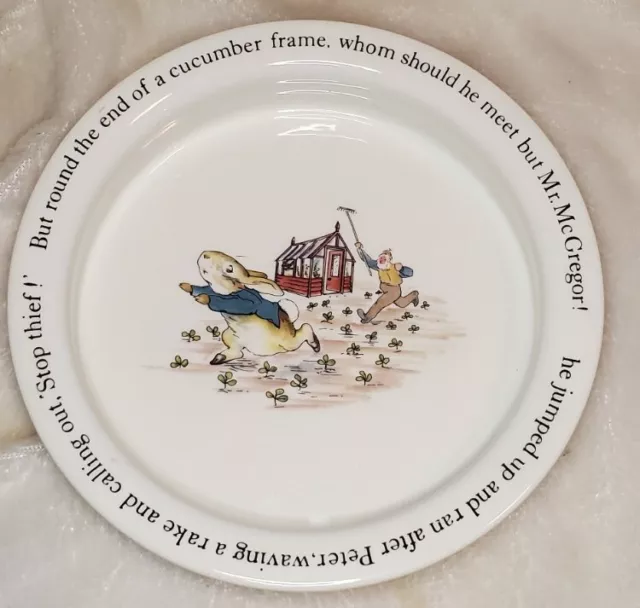 Wedgwood of Etruria & Barlaston Beatrix Potter Peter Rabbit Cereal Bowl England