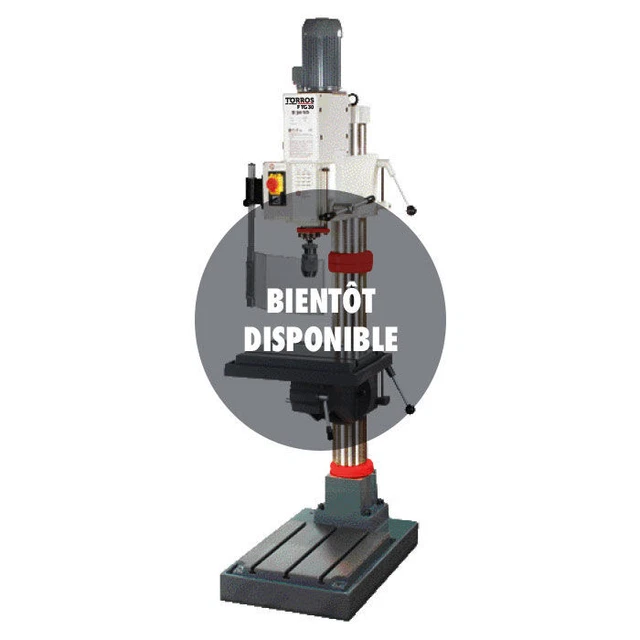 Perceuse à colonne par engrenages taraudage CM3 cap. 28 mm 1,1kW 400V 210Kg Tor