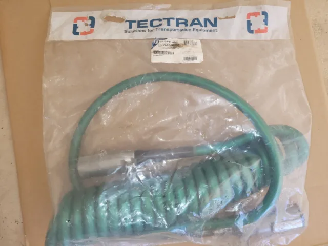 15 Ft. Green ABS Power Cord Coil 1-12"  - 1-48" LDS 2/12-2/10 Tectran #7ATG542MW