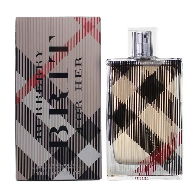 BURBERRY Brit For Her Eau De Parfum Spray, 3.3 oz New Open Box
