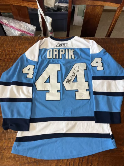 Brooks Orpik Signed Pittsburgh Penguins Jersey Psa/Dna Coa Autographed