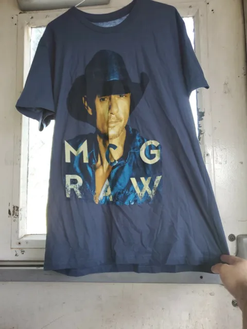 TIM MCGRAW Soul To Soul Concert Tour T-shirt, Size Large Country Music