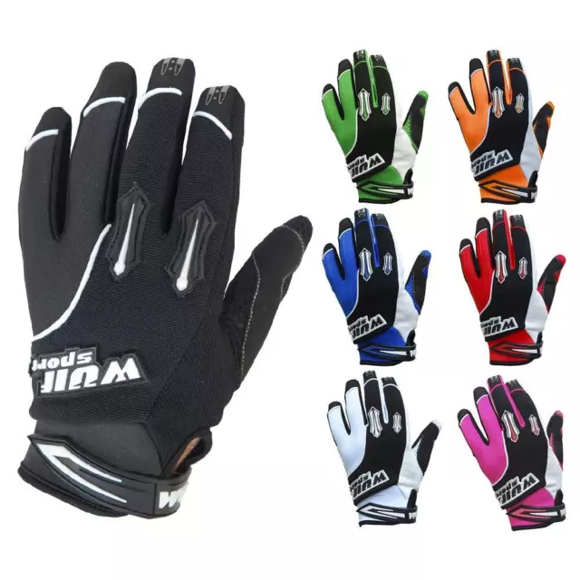 Wulfsport Cub Motocross Stratos Gloves MX Off Road Kids Youth Motorcross Glove