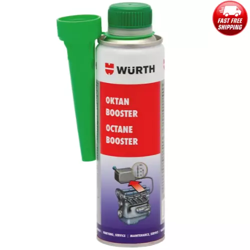 Würth® Octane Booster Fuel Additive - Petrol Engine Improves Performance - 300ml