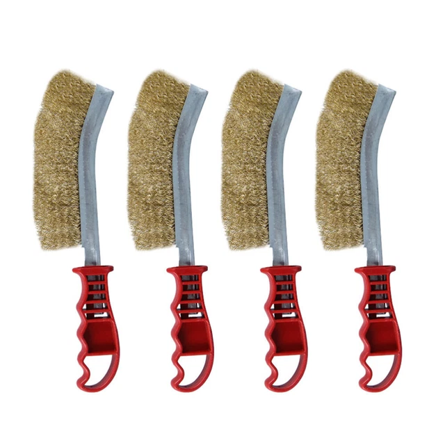 4Pcs Grillpinsel Schaberdraht Grillbürste für Outdoor Grill Grill Reinigung