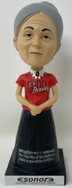 Bradley University Lidia Moss Bradley Bobblehead Doll BU Braves Admissions RARE!
