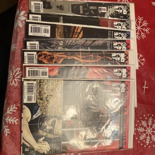 The Punisher 1-7 (2001) Marvel Knights -Garth Ennis & Steve Dillon Marvel Comics