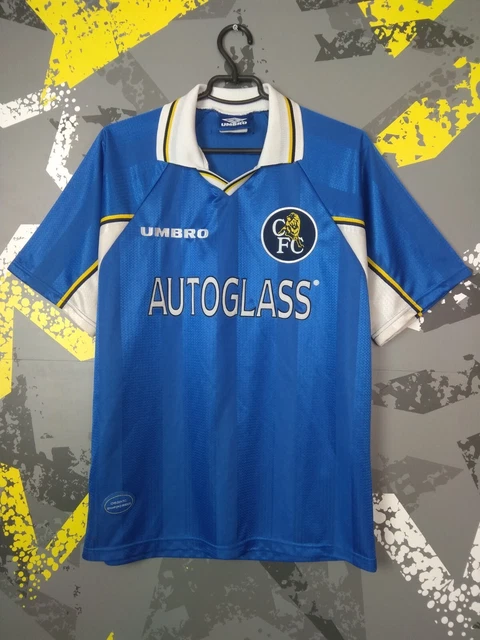 Chelsea Home football shirt 1997 - 1999 RARE Umbro Mens Size M ig93