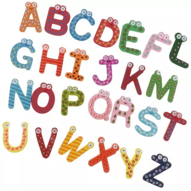 Learning Teaching Toy Letters Fridge Magnets Alphabet Educational