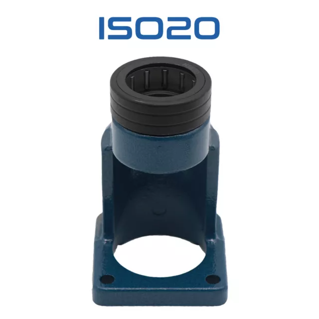 Vertical ISO20 Tool Holder Fixture Device with Ball Bearing for CNC Machine