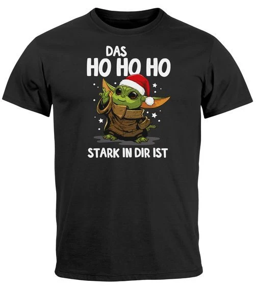 MoonWorks Damen T-Shirt Mit Baby Yoda Spruch 'Mir Nicht Auf Den Sack Gehen' - Lustiges Funshirt Aus Baumwolle