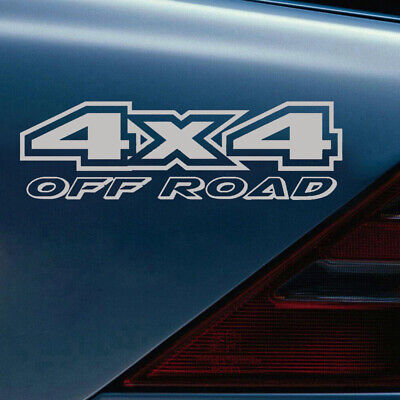 4X4 OFF-ROAD 4x4 Riflettente Auto Adesivo Decalcomania Intagliato IMPERMEABILE ACCESSORI AUTO 2