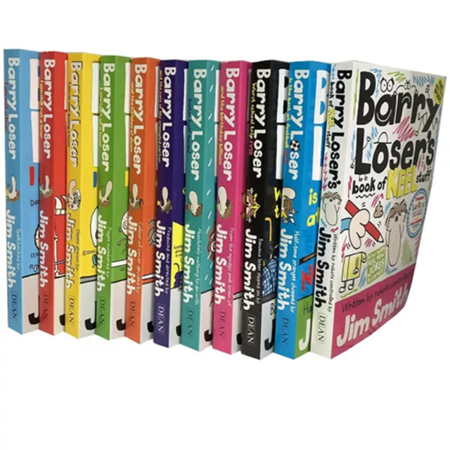 Jim Smiths Barry Loser 11 Books Collection Set Pack, Book Of Keel Stuf NEW