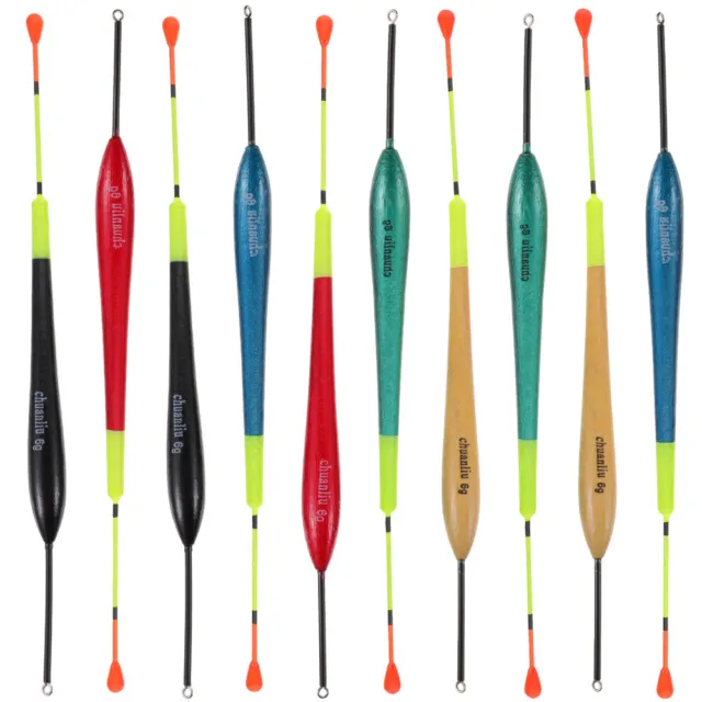 10 piezas bobbers flotantes para accesorios de pesca decoraciones de primavera