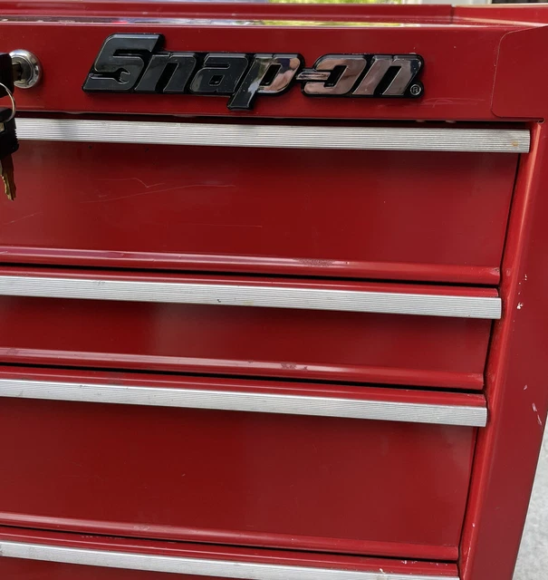 SNAPON TOOL CHEST Box Side Set Original Keys Vintage Great