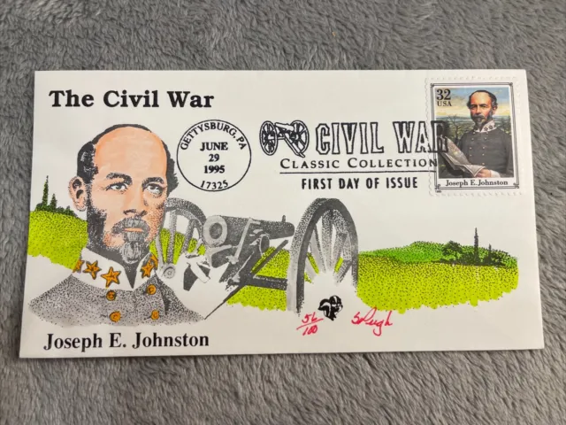 US 1995 Civil War Joseph E. Johnston First Day Cover Gettysburg, PA