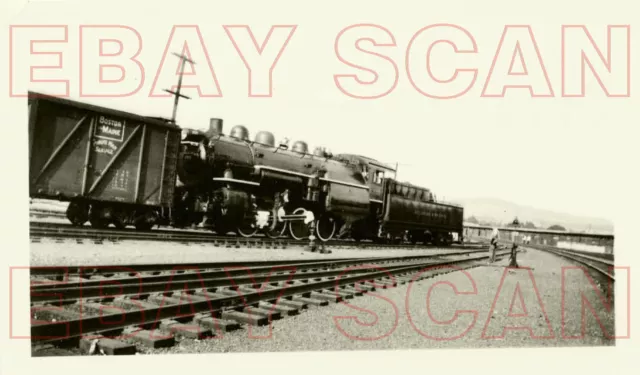 8F103 RP 1936/60s DELAWARE & HUDSON RAILROAD LOCO #153 BINGHAMTON NY