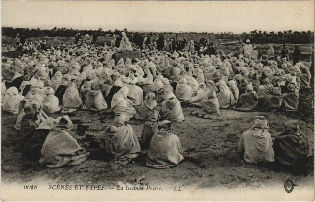 CPA AK Scenes et Types La Grande Priere MAROC (24013)