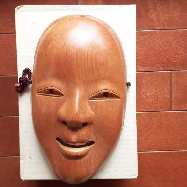 Wooden Noh Mask from Japan