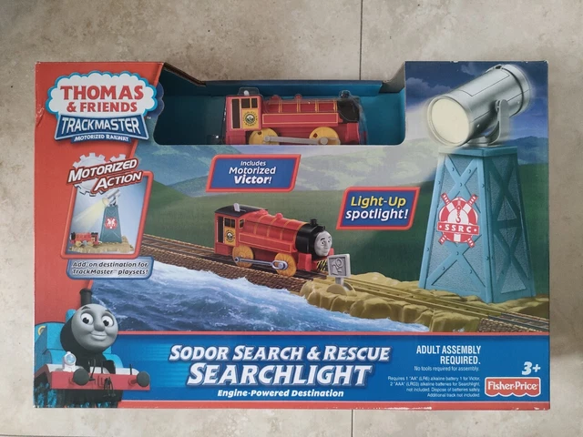 TRACKMASTER SODOR SEARCH Rescue SEARCHLIGHT Add-On Playset by