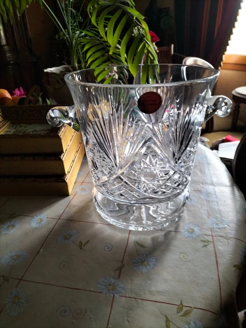 SEAU A CHAMPAGNE en Cristal soufflé taillé main Les Ducs de Lorraine 4,740 kg EUR 60,00 - FR