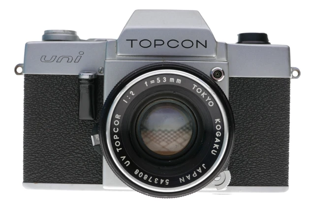 Topcon Uni 35mm Film SLR Camera UV Topcor 1:2 f=53mm