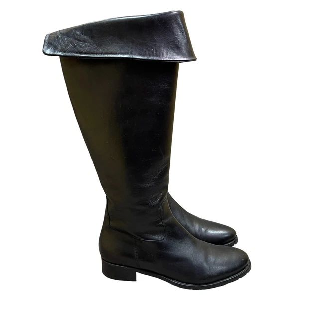 Womens black riding sales boots size 10
