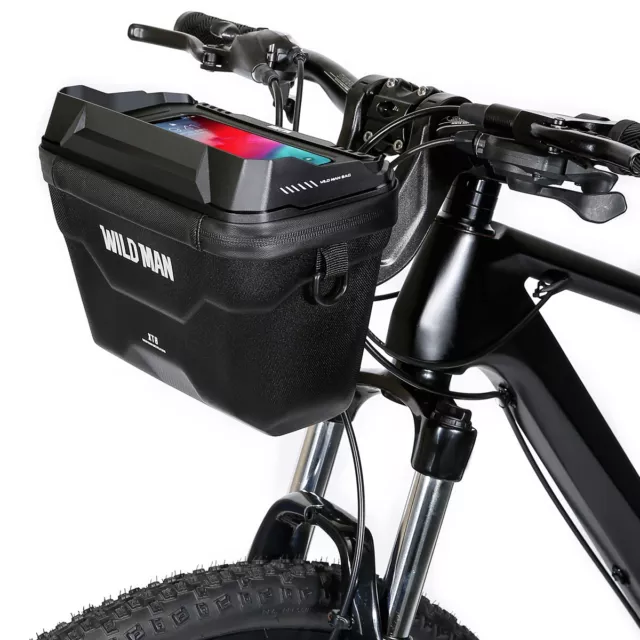 WILDMAN Fahrradtasche Lenkertasche Rahmentasche Wasserdicht Handytasche Adapter
