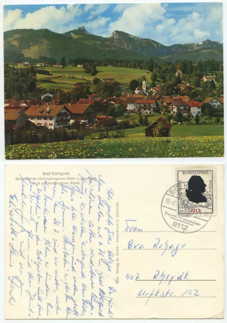 27549 - Bad Kohlgrub - Ansichtskarte, gelaufen 10.7.1974