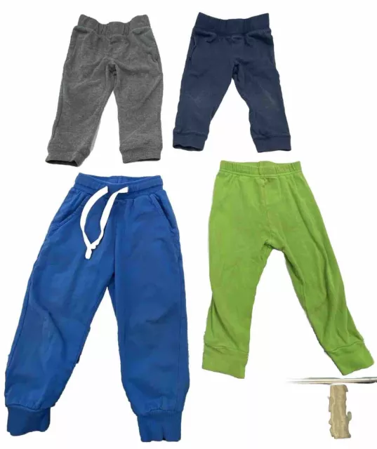 Falls Creek Kids & Nino’s Boys Toddler Pants Sweatpants Pajamas Size 2T Lot Of 4