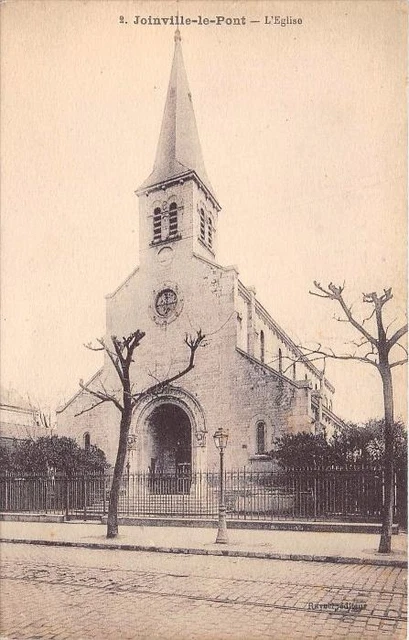 Cpa 94 Joinville Le Pont Eglise