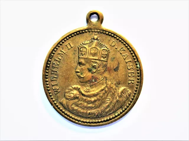 Medaille  Preussen  Wilhelm II.  Regierungsantritt 15. Juni 1888