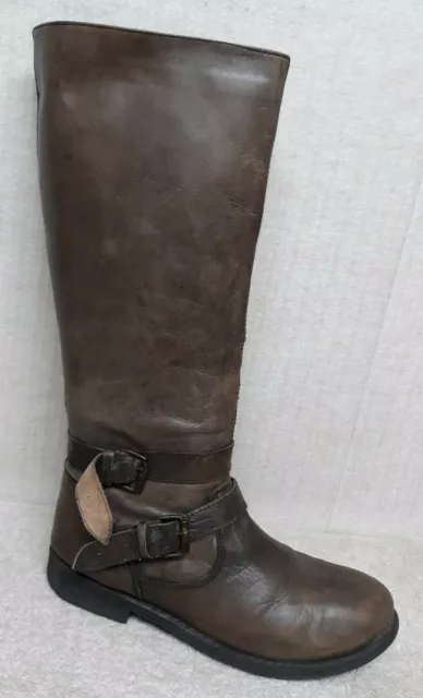 ZIGI SOHO - IVIE - Women's KNEE HIGH Leather FASHION Boots - BROWN - Size 9.5 M