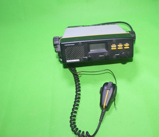 BOAT TECHSONIC HUMMINBIRD SUBMERSIBLE VHF Marine Radio Model DC 25