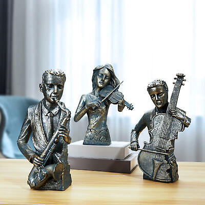 Collezione di figurine del giocatore di strumenti musicali Statua della