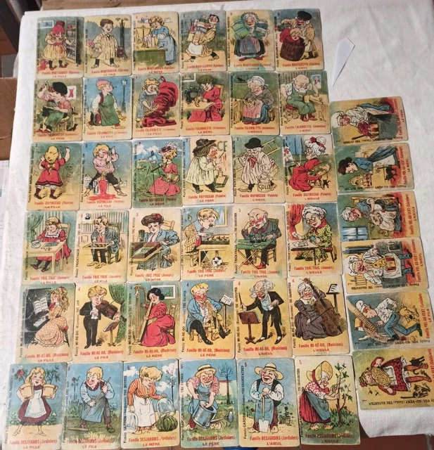 Jeu Des 7 Familles Vintage - Thème Prévention Routière / Automobile - Ancien, Bon état